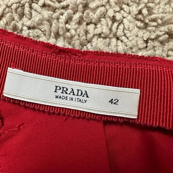 Authentic Prada Cotton Pleated Skirt - Picture 2 of 12